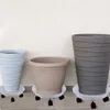 Planters & Pots Flower Pot Tray Wheel Resin Saucer Drip Trays Mobile Stand For Plants Water Storage Translucent Flowers