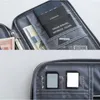 Venta de accesorios de viaje para el hogar Titular del pasaporte familiar Estuche para documentos impermeable creativo Organizador Viajes Cartera Documentos Ba3674474