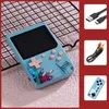 Console de jeu vidéo portable 400 en 1 colorée, design rétro 8 bits avec écran LCD couleur 3 pouces et 400 jeux classiques – Prend en charge deux joueurs, sortie AV (câble inclus)