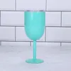 الفولاذ المقاوم للصدأ النبيذ الزجاج بهلوان 10 أوقية نظارات فراغ طبقة مزدوجة الترمس كوب drinkware tumblers أكواب النبيذ الأحمر بواسطة المحيط الشحن CCA12327