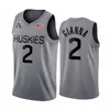 Maglia da basket Nikivip personalizzata XXS-6XL GiannaBryant UConn Huskies Tributo speciale College Forever Mamba Numero in pensione Memorial Gioventù femminile da uomo