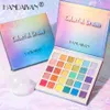 Waterdichte Langdurige Handaiyan 30 Kleuren Oogschaduw Makeup Matte Shimmer Ooggedrukt Poeder Regenboog Palet voor Vrouwen Beauty Makkelijk om DHL gratis cosmetica te dragen