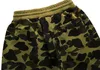 Tidvatten Märke Men Drawstring Pants Camouflage Mens Designer Shorts 5 Färger Vintage Mouth Male Short Joggers