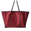 Wholale beach ladi perforated tote s waterproof hands neoprene shopping bag