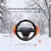 عجلة القيادة يغطي التدفئة السريعة غطاء ساخنة سيارة الشتاء الدافئة التحكم في درجة الحرارة ذكي