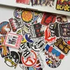 50pcs-packビンテージミュージッククラシックロックロールステッカーウォーターボトルラップトッププランナー用防水ステッカー