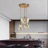 gold glass chandelier