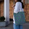 Сумки для хранения женщин большая способность харадзюку мультфильм винтажный хип -хоп сумки для покупок холст смешные женские плечи каваи