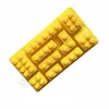 10 Holes Brick Blocks Shaped Cake Moulds Delicate Rectangular DIY Chocolate Silicone Mold Ice Cube Tray Cakes Tools Fondant Molds