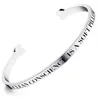 Men and Women Metal Lucky Heart Inspirational Jewelry Cuff Bracelets Smart Stainls Steel Charm Bracelet