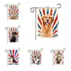 Serie animali cane gatto Giardino bandiera cortile Bandiere benvenuto cortile Banner materiale di lino 120 pz/lotto T10I80