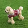 Noel Sevimli Polar Köpek Ceket Köpek Giyim Küçük Köpekler Yorkie Kış Ceket Yumuşak Flanel Pijama Yastıklı Yelek Sıcak Pet Kapüşonlu Yavru Tulum S A187