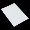 500pcs blanc kraft papier fermeture à glissière de fermeture fermeture à fermeture à fermeture à glissière de type emballage de support recyclable auto scellant déchirant la déchirure des aliments de rangement de stockage de poche séchée