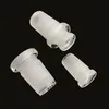 2 Style Mini Glass Bong Adapter Converter Hookah 10mm Female to 14mm Male 18mm Thick Pyrex Oil Rig Adaptor for Smoking