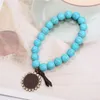 Uomini fatti a mano da donna braccialetti gioielli tigre tigre lave in pietra perle turchesi braccialetti yoga bilanciamento bracciale elastico 7 chakra preghiera ba8816896