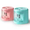 Electric Pencil Sharpener Innovative Automatic Smart Double Hole School Office Stationery Student Gift 210615