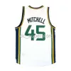 Donovan Mitchell domicile blanc Swingman maillot hommes XS-5XL 6XL chemise maillots de basket-ball rétro NCAA