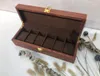 2021 Monogram Classic 6 position luxury watch boxes 31*11*8cm large space Gift Wood Cases Watches Box super quality