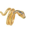 Femmes hommes serpent bague Animal cristal anneaux pour cadeau fête mode bijoux taille 6/7/8/9/10