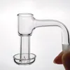 US Grade Weld Seamless Fully 10mm 14mm Joint Glass Bong Smoking Accessosire 2mm Thick Terp Slurper Bordo smussato Dab Rig