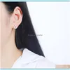 매력 귀걸이 Jewelrydaisy, 패션, 925 이어링, Tiktok, 간단한 스털링 시어 꽃 귀걸이 드롭 배달 2021 aprxc