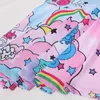 Ankomst sommar härlig unicorn mönster sundress barn flicka barn kläder ärmlös a-line klänningar 210528