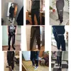 Joggers Cargo Pants for Men Casual Hip Hop Hit Color Pocket Male Trousers Sweatpants Streetwear Ribbons Techwear Pants 201118