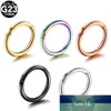 50Pcs/lot G23 Titanium Septum Rings Open Small Septum Piercing Nose Earrings For Women Men Clip On Nose Ring Body Jewelry Hoops Factory price expert design Quality