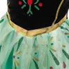 Dzieci Halloween Kostiumy Baby Girl Anna Dress Frozen Kids Anna Snow Queen Cosplay Costume Girl Princess Dress 3-10 lat G1026