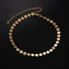 Anklets Classic Women Anklet Armband Foot Jewelry Gold Color Chain Simple Brand Design Fashion for Girl Gift278z