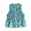Sweet Women O Neck Lace Dress Summer Fashion Ladies High Street Cute Female Floral Print Waist Mini 210515