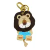 Lion Women Men Keychain With Box Classic Floral Luxury Keyring Leather Buckle Pendant Keychains Car Bag Accessories