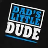 T-shirt nere con stampa lettere estive per me e papà 210528