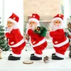 party favor Electric Santa toys hip music Christmas gifts doll children gift toy window cabinet Ornaments ZC401