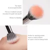 Ebony Wood Medium Stippling Makeup Brush - Soft 100% Natural Goat Hair Powder Blush Highlight Beauty Cosmetics Tools