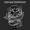 New Military Camo Watch Army Green SMAEL Men Watches Sport Waterproof relogio Army Watch Strap1708B Quartz Watches StainlMan X0524