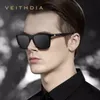 Lunettes de soleil Veithdia Brand Unisexe Retro Aluminimtr90 Polarise Lens Vintage Eyewear Sun Glasss for Menwomen 6108 2202241052840