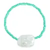 Trendiga pärlor Färgglada Beaded Anklet Armband för kvinnor Bohemian Handgjorda Elastiska Strech Ankel Smycken
