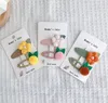 Hair Accessories 4/6pcs/Pack Leaf Ball Fruit Kids Hairpins Hairclips Knitting Wool Flowers Clips Girls Flower Headwear