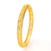 Pulseira Dubai Gold Bangles Casamento Pulseira Mulheres Africano Marrocos Famoso Charme Marca Etíope Dedo Havaiano Jóias Noivas Melv22