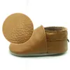 Summer Infant Toddler Baby Prawdziwej Skóry Mokasyny Buty Pierwszy Walker Soft Sole Crib Boy 210326