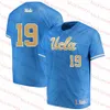 맞춤 UCLA 야구 스티치 저지 27 Chase Utley 32 42 Jackie Robinson 8 Brandon Crawford 12 Gerrit Cole 47 Trevor Bauer 1 Matt McLain 7 Toglia 3 Ryan Kreidler