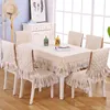 European Style Living Room Decor Table Cloth Anti-Slip Chair Cover Thicken Soft Cushion Dustproof cloths 210626