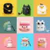 3D Cute Cartoon Pig Cow Duck Dragon Fury Bluetooth Earphones Soft Silicone Protective Cover for Apple Airpods 1 2 Pro Case Headphone Box