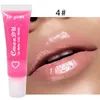 CmaaDu 6 Colors Pure Transparent Moisturizing Lip gloss Balm Glaze Long Lasting Waterproof lipstick cream Makeup Primer