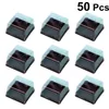 PC's 80G Cake Boxes Plastic Vierkante Maan Tray Gift Packaging Wrap