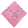 Vintage Bohemian Print Bandana Hårband för tjejer Turban Square Hair Women Accessoarer Scarf Unisex Kids Headband