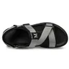 Utomhus mens sandaler platt kvinna sandstrand skor dam gentlemen tofflor andas och lätta flip flops