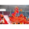 Storlek 5 # 10m 8 Studenter Silktyg Dragon Dance Parade utomhusspel Living Decor Folk Mascot Costume China Special Culture Holida253U