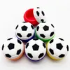 Neueste Smoking 15ML bunte Silikon-Aufbewahrungsbox Wachs Bohrinseln Wig Wag Dabber Stash Case Tragbares innovatives Design Fußballform Hohe Qualität DHL-frei